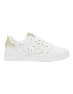 Deals 🌟 Guess Roria-A White/Gold 👟 Sneaker 🥰