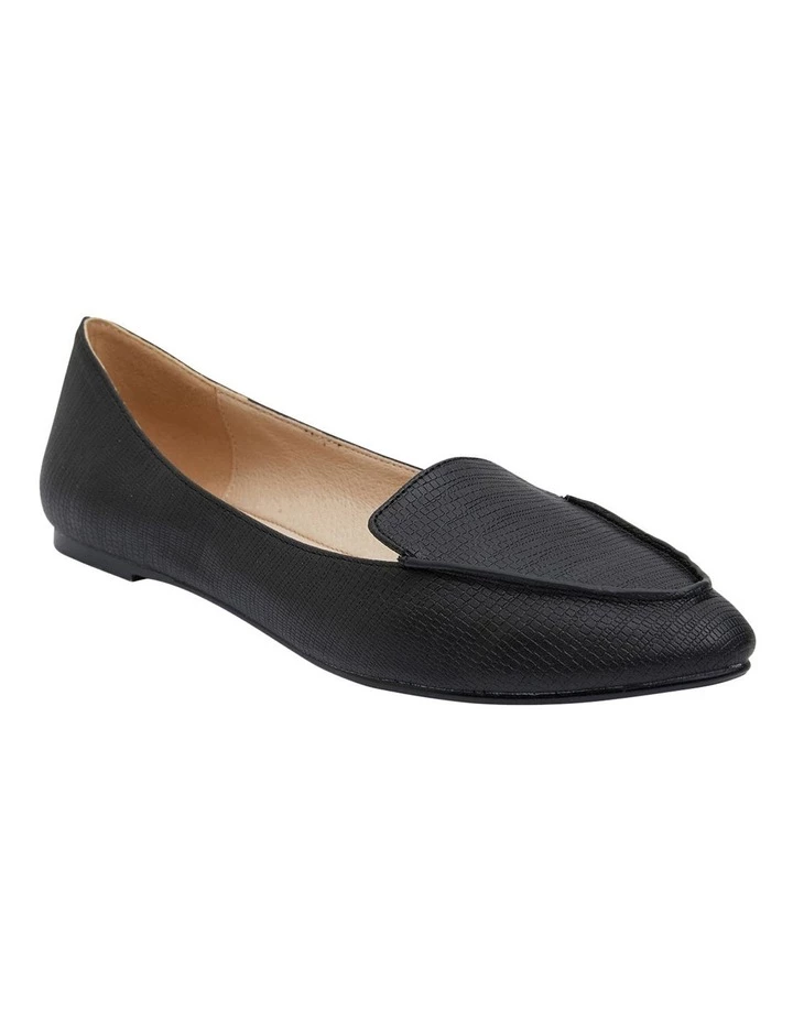 Cheap ๐ Ravella Reno Black Lizard Flat ๐ Shoes ๐ 2 Cheap ๐ Ravella Reno Black Lizard Flat ๐ Shoes ๐ - Image 2