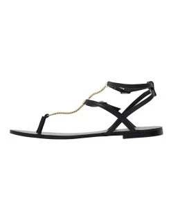 Outlet ✔️ Ravella Saskia Black Kid 🩴 Sandals 👏 -Women Shoes shop 848836180 4 720x928