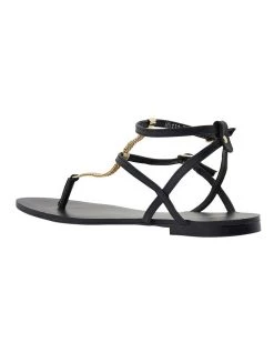 Outlet ✔️ Ravella Saskia Black Kid 🩴 Sandals 👏 -Women Shoes shop 848836180 7 720x928
