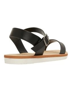 Promo 😀 Ravella Salem Black Smooth 🩴 Sandals 🔥 -Women Shoes shop 848836270 4 720x928