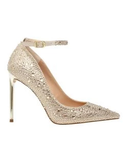 Cheap ⌛ Steve Madden Vonna-R Gold Pump ⌛