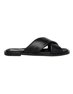 Best deal 🤩 Steve Madden Dedicated Black 🩴 Sandal 🛒