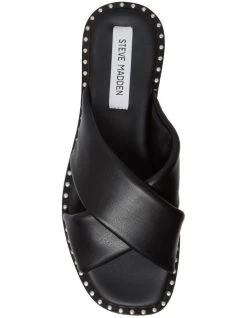Best deal 🤩 Steve Madden Dedicated Black 🩴 Sandal 🛒 -Women Shoes shop 848998270 5 720x928