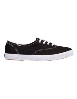 Hot Sale 🔔 Keds Champion Black Washable Organic Cotton 👟 Sneaker 🥰