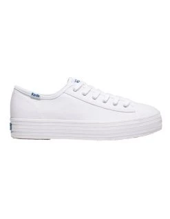 Cheap ❤️ Keds Triple Kick Organic Cotton White 👟 Sneaker ✔️
