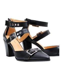 Buy ❤️ Belle & Bloom Pasadena Leather Buckle Heel 🔥 -Women Shoes shop 849503170 5 720x928