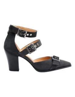 New 🔥 Belle & Bloom Pasadena Suede Buckle Heel ✔️ -Women Shoes shop 849503260 3 720x928