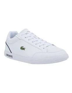 Cheapest ✨ Lacoste Graduate Cap White/Black Leather Trainers 🧨