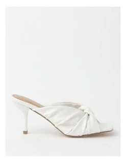 Best Pirce 🎉 Collection Kaia White Heeled 🩴 Sandal 🔥