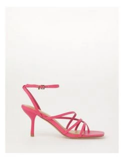 Flash Sale 🎉 Collection Shani Raspberry Strappy Heeled 🩴 Sandal 🌟