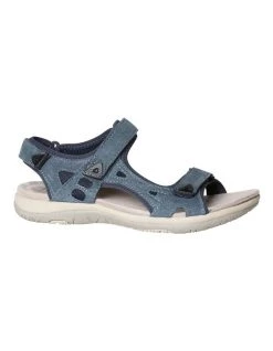 Outlet 🎉 Planet 👟 Shoes Skylar Navy Blue Suede Leather 🩴 Sandal 👍