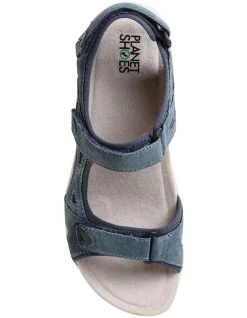 Outlet 🎉 Planet 👟 Shoes Skylar Navy Blue Suede Leather 🩴 Sandal 👍 -Women Shoes shop 849948670 3 720x928