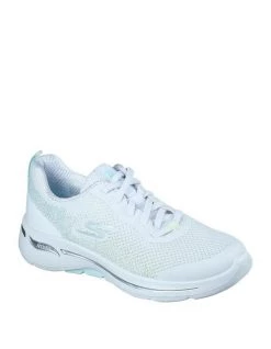 Brand new ✨ Skechers GOwalk Arch Fit Flying Stars White/Light Blue 👟 Sneaker 😀