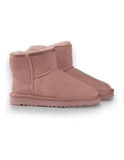 Brand new 😉 AUS WOOLI UGG SHORT SHEEPSKIN ANKLE BOOT - Pale Pink 🔥 -Women Shoes shop 851401810 6 720x928