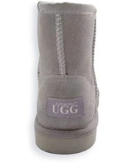 Flash Sale 😀 AUS WOOLI UGG SHORT SHEEPSKIN ANKLE BOOT - Light Grey 😀 -Women Shoes shop 851401900 3 720x928