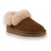Flash Sale 🛒 AUS WOOLI UGG UNISEX SHEEPSKIN WOOL TRADITIONAL ANKLE SLIPPERS - Tan ✨