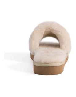 Wholesale 🤩 AUS WOOLI UGG WOMEN SHEEPSKIN FLUFF SLIDE - Chestnut/Tan 🧨 -Women Shoes shop 851402800 3 720x928