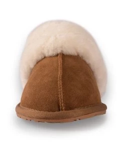 Buy 👏 AUS WOOLI UGG UNISEX SHEEPSKIN WOOL SHELLEY Slippers - Chestnut/Tan 🛒 -Women Shoes shop 851403160 5 720x928