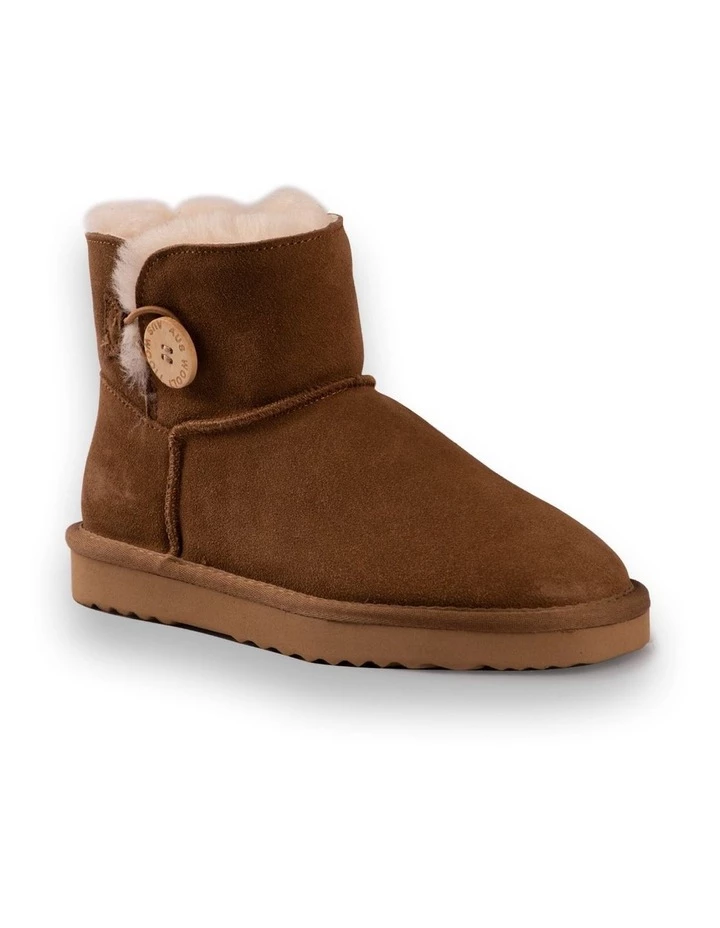 Best deal 🥰 AUS WOOLI UGG SHORT SHEEPSKIN BUTTON BOOT - Chestnut/Tan ⭐ 1 Best deal 🥰 AUS WOOLI UGG SHORT SHEEPSKIN BUTTON BOOT - Chestnut/Tan ⭐