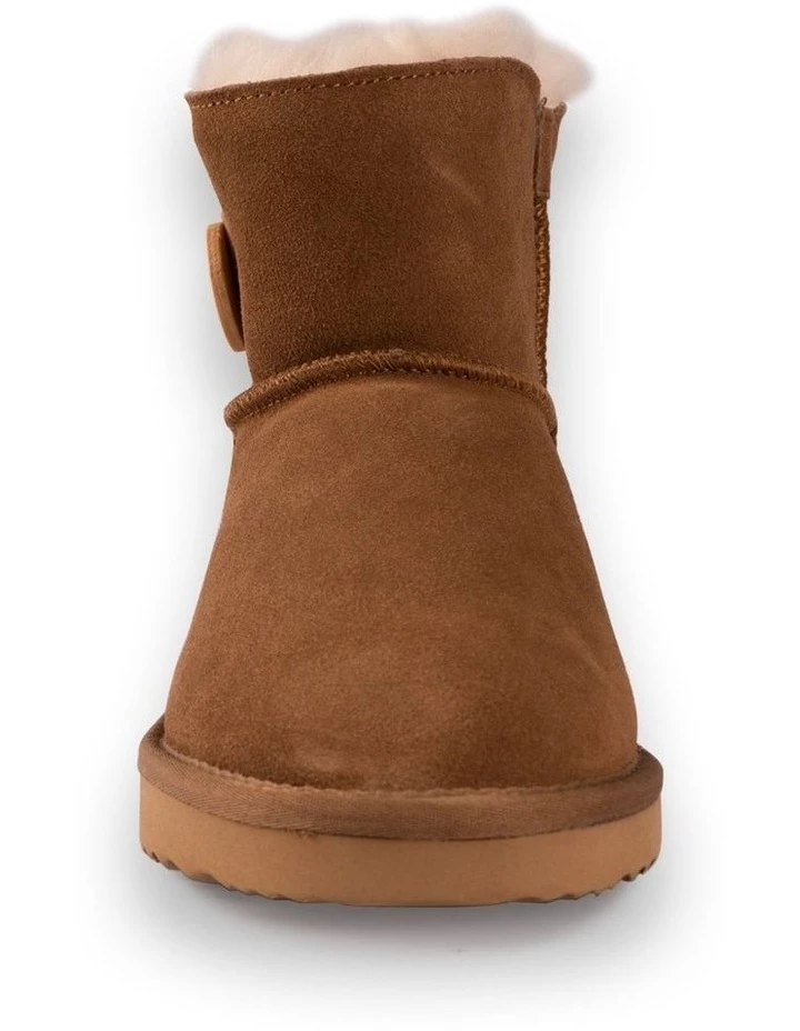 Best deal 🥰 AUS WOOLI UGG SHORT SHEEPSKIN BUTTON BOOT - Chestnut/Tan ⭐ 5 Best deal 🥰 AUS WOOLI UGG SHORT SHEEPSKIN BUTTON BOOT - Chestnut/Tan ⭐ - Image 5
