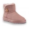 Discount 🔔 AUS WOOLI UGG SHORT SHEEPSKIN BUTTON BOOT - Pale Pink 🌟