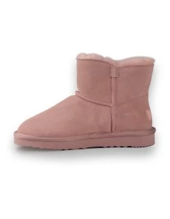 Discount 🔔 AUS WOOLI UGG SHORT SHEEPSKIN BUTTON BOOT - Pale Pink 🌟 -Women Shoes shop 851403520 4 720x928
