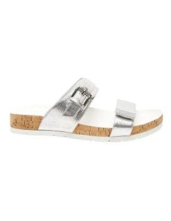 Best deal ✨ Guess Fadora Silver 🩴 Sandal ✔️