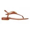 Cheap 💯 Lauren Ralph Lauren Ellington Tan Leather Flat 🩴 Sandal 😍