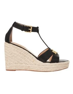 Best reviews of ๐ Lauren Ralph Lauren Hale Black ๐ฉด Sandal ๐คฉ
