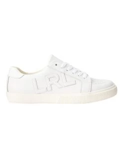 Budget 🎁 Lauren Ralph Lauren Jaede White 👟 Sneakers ⭐