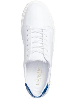 Best Pirce ❤️ Lauren Ralph Lauren Joana III White/Pacific Royal 👟 Sneaker 😀 -Women Shoes shop 851769190 3 720x928