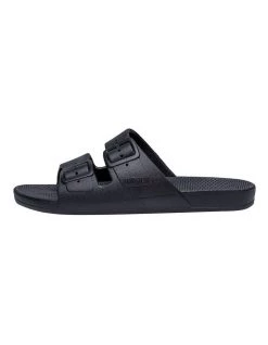 Brand new 🎁 Freedom Moses Unisex Black Slide 🛒