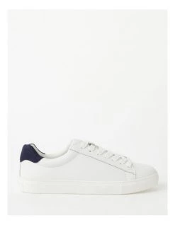 Budget 😉 Piper Billie White/Navy Leather 👟 Sneaker 🎁