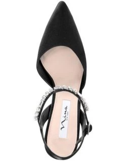 New 🧨 NINA Tonya Black Satin Pump 🎁 -Women Shoes shop 855533170 3 720x928