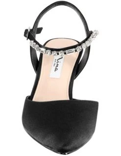New 🧨 NINA Tonya Black Satin Pump 🎁 -Women Shoes shop 855533170 4 720x928