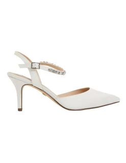 Hot Sale โค๏ธ NINA Tonya Ivory Satin Pump ๐