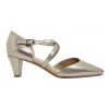 Deals 🥰 Easy Steps Adison Pewter Metallic Heeled 👟 Shoes 😀