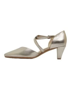 Deals 🥰 Easy Steps Adison Pewter Metallic Heeled 👟 Shoes 😀 -Women Shoes shop 856150300 3 720x928