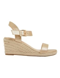 Best Pirce 👏 Sandler Annie Soft Gold Smooth 🩴 Sandals 🧨