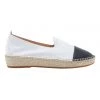 Coupon 🎉 Hush Puppies Banu White/Black Flat 👟 Shoe 🔥