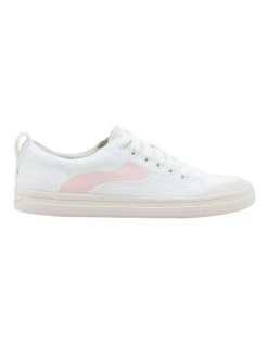 Deals 🧨 Hush Puppies Cavalier White/Blush 👟 Sneaker 🔔
