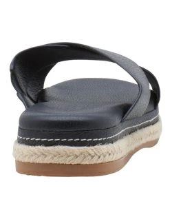 Budget 🛒 Hush Puppies Kelani Black Leather Platform 🩴 Sandal 🤩 -Women Shoes shop 857502640 5 720x928