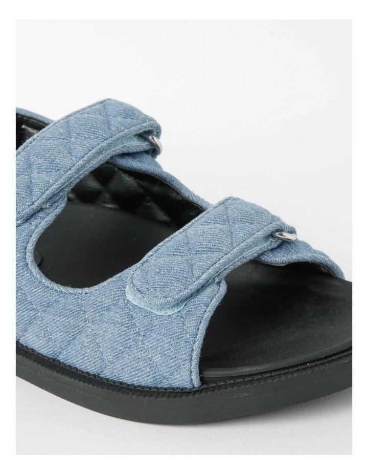 Best Sale ๐ Miss Shop Dani Denim Quilted ๐ฉด Sandal ๐ฅ 4 Best Sale ๐ Miss Shop Dani Denim Quilted ๐ฉด Sandal ๐ฅ - Image 4