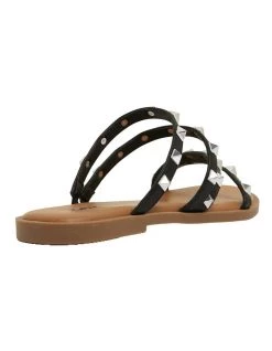 Deals 🎉 Ravella Carnival Black Smooth 🩴 Sandals 🛒 -Women Shoes shop 857689390 4 720x928