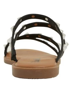 Deals 🎉 Ravella Carnival Black Smooth 🩴 Sandals 🛒 -Women Shoes shop 857689390 5 720x928