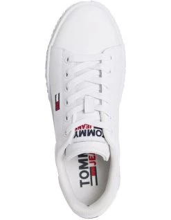 Promo ๐ Tommy Hilfiger Embossed White Leather Sole Trainers โ 6 Promo ๐ Tommy Hilfiger Embossed White Leather Sole Trainers โ -Women Shoes shop 858662380 3 720x928