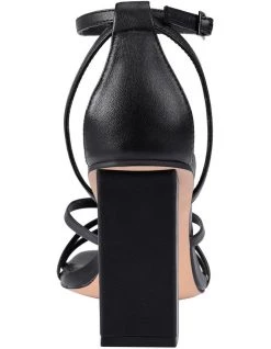 New 🥰 Siren Lucas Black Kid Leather 🩴 Sandal 🎁 -Women Shoes shop 858680740 3 720x928