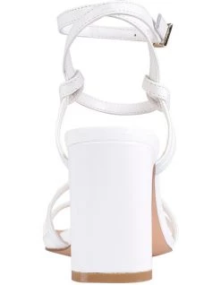 Promo 🥰 Siren Kianna White Kid Leather 🩴 Sandal 😀 -Women Shoes shop 858680920 4 1 720x928