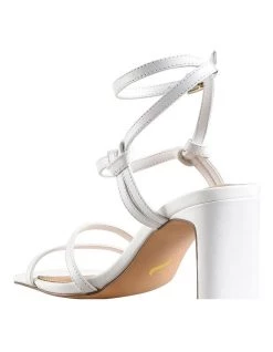 Promo 🥰 Siren Kianna White Kid Leather 🩴 Sandal 😀 -Women Shoes shop 858680920 5 1 720x928